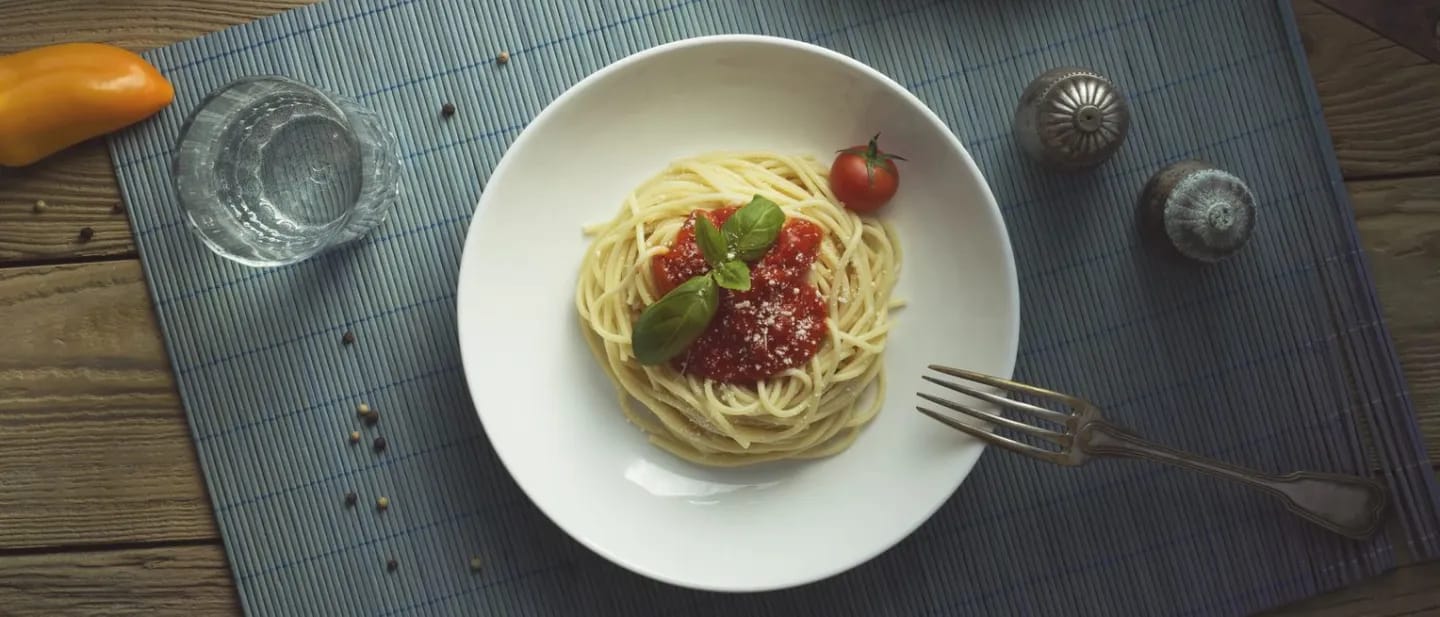 Plate with Pasta