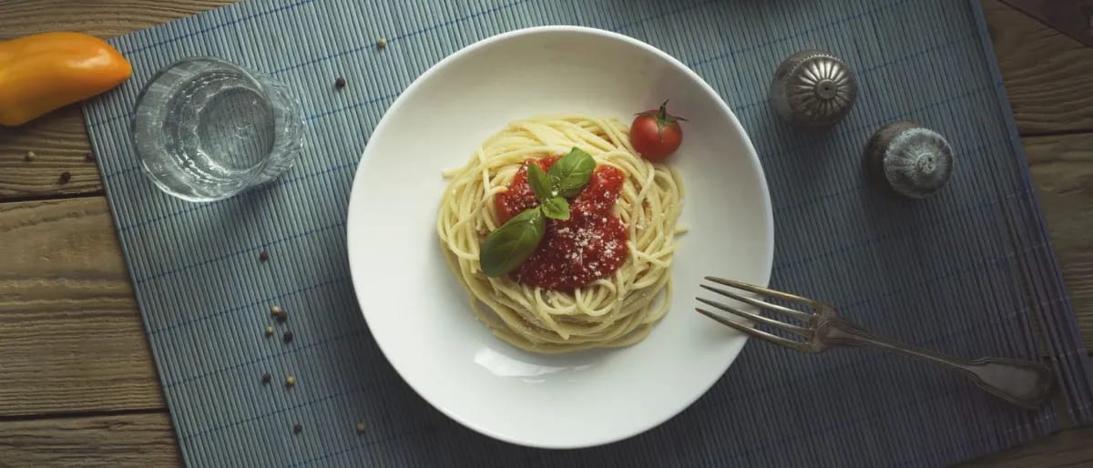 Plate with Pasta