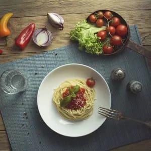 Plate with Pasta